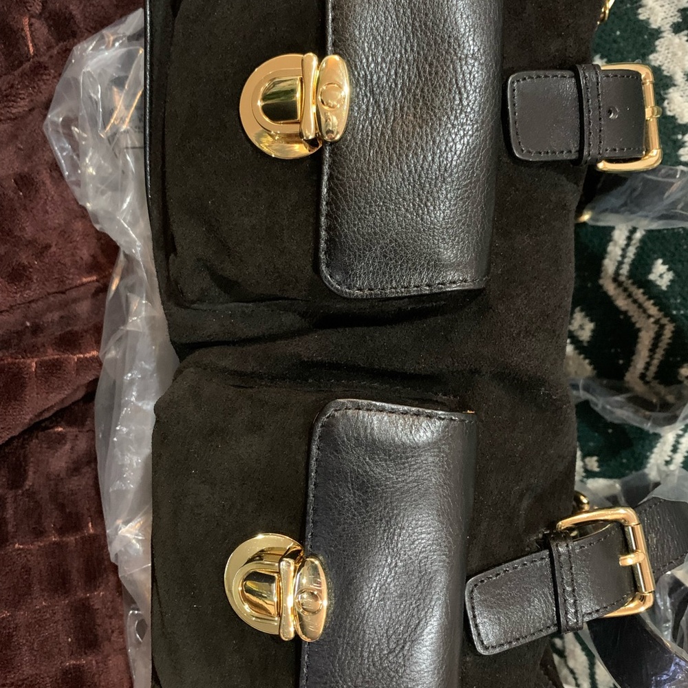 Maxx New York suede and leather purse - Picture 4 of 8